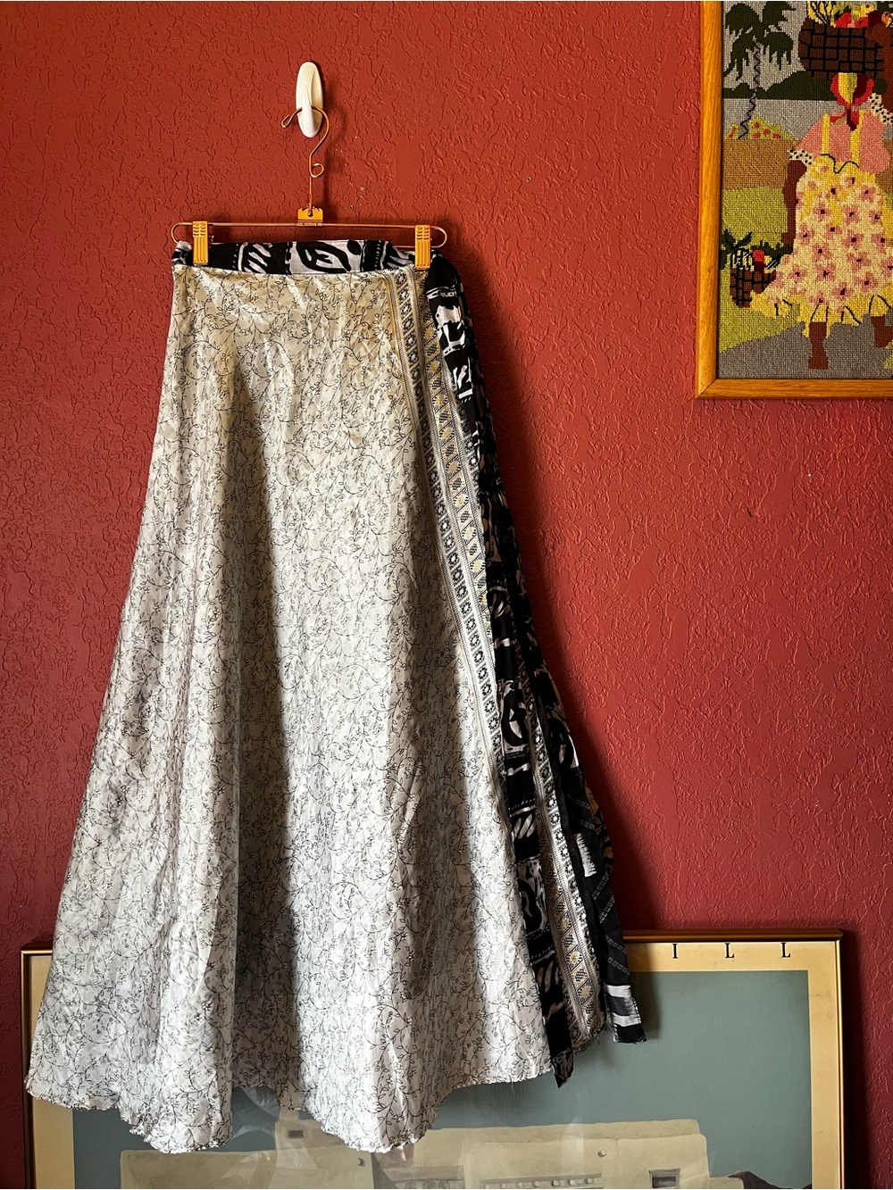 Reversible Wrap Skirt - Picture 4 of 7